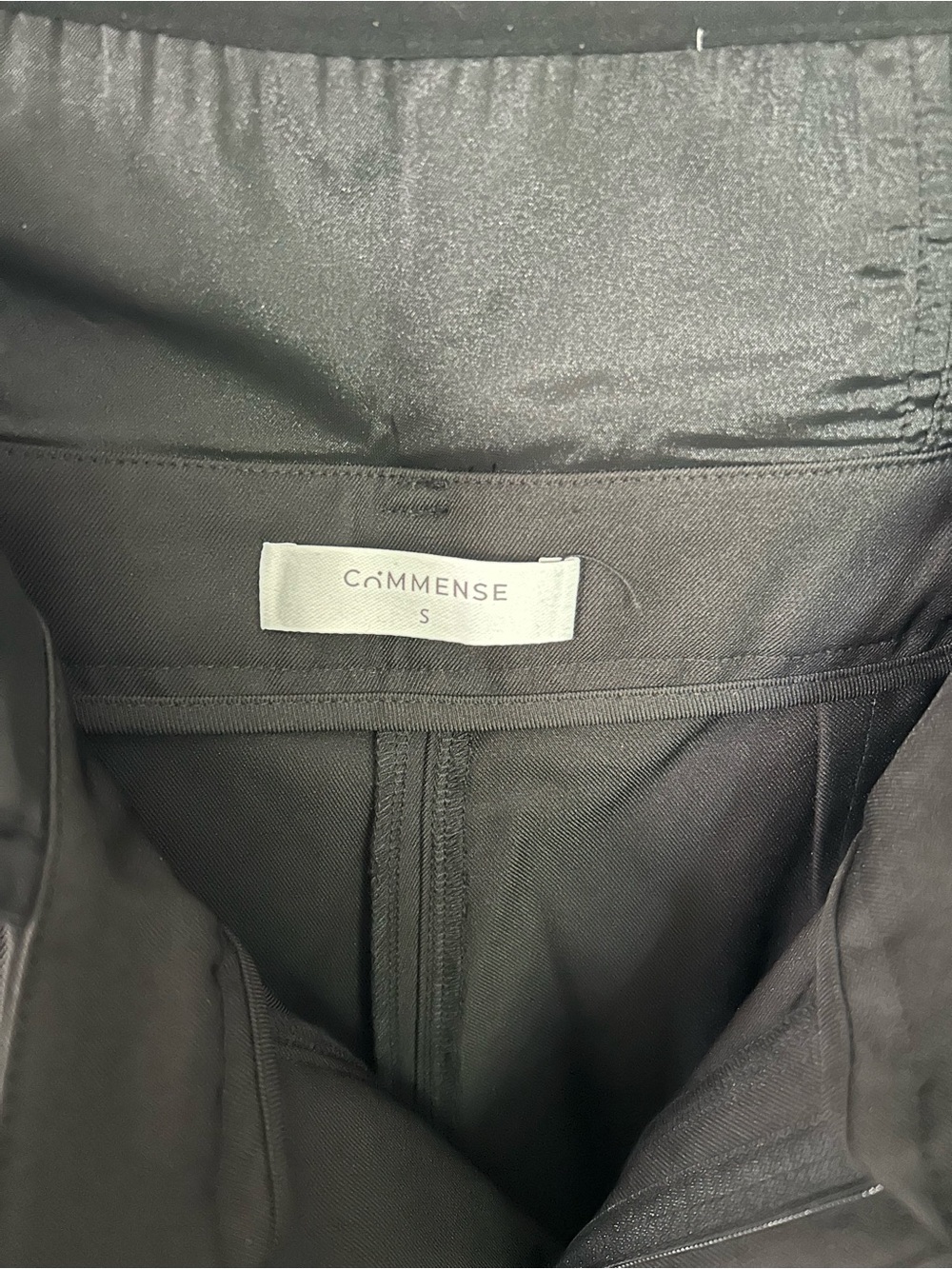 Commense High-Waist Wide Leg Black Trousers (NEVER WORN) - Picture 7 of 8
